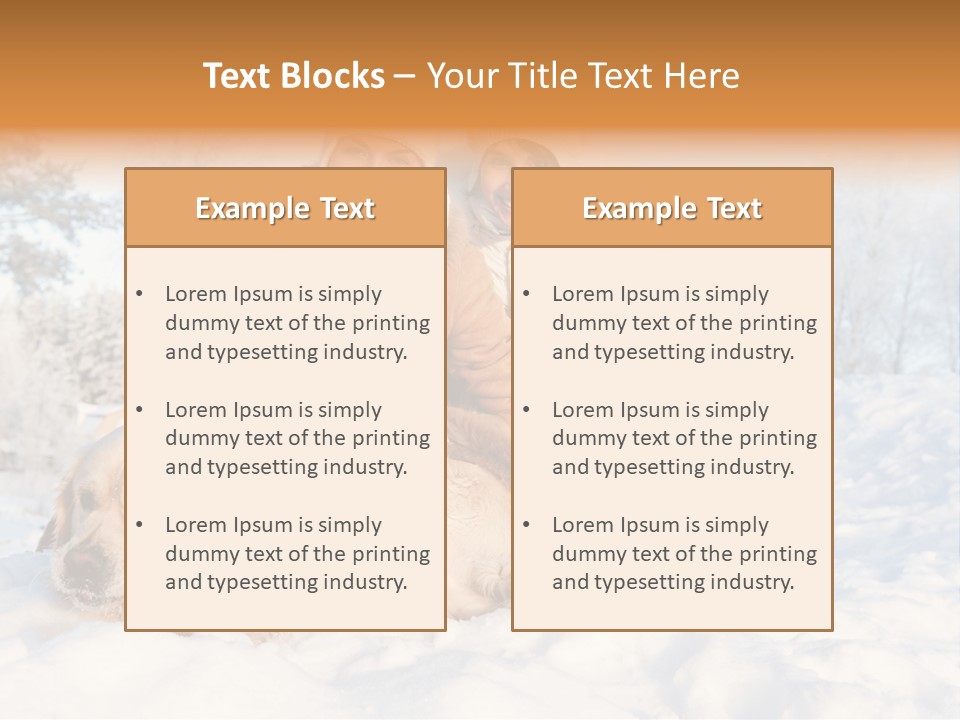 Sky Female Animal PowerPoint Template