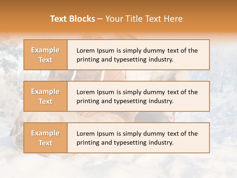 Sky Female Animal PowerPoint Template