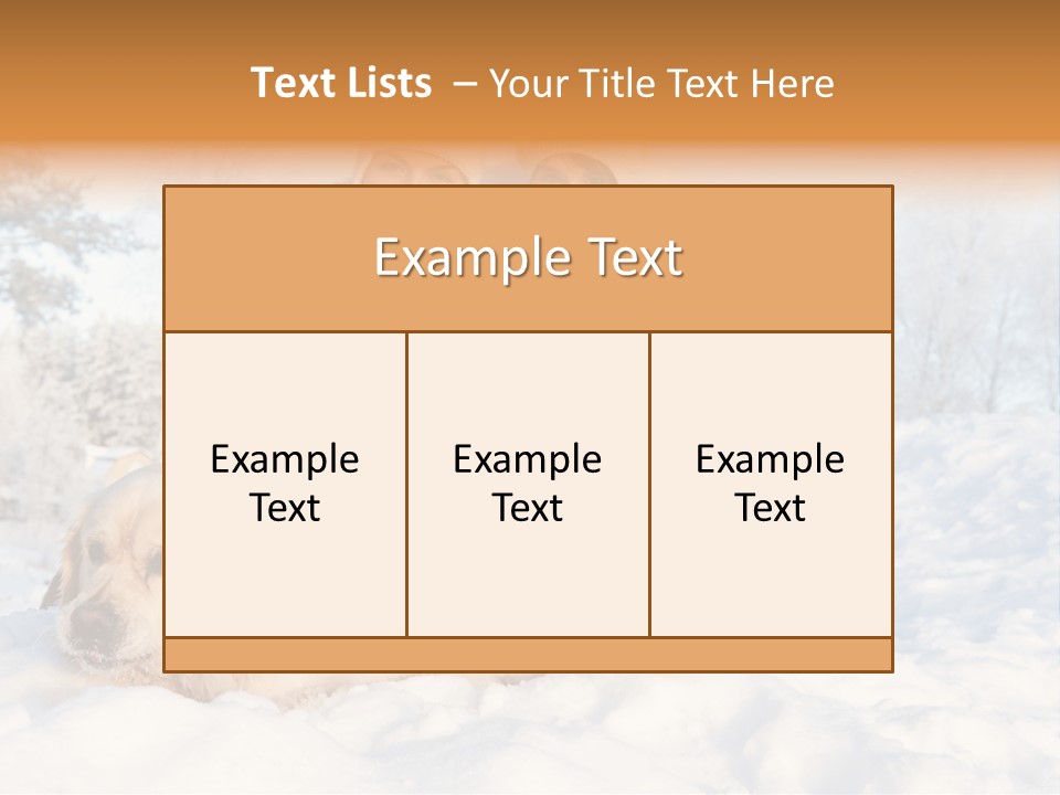 Sky Female Animal PowerPoint Template