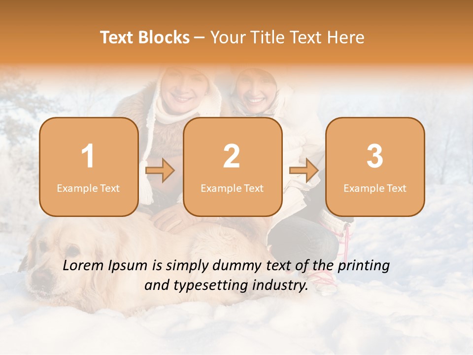 Sky Female Animal PowerPoint Template