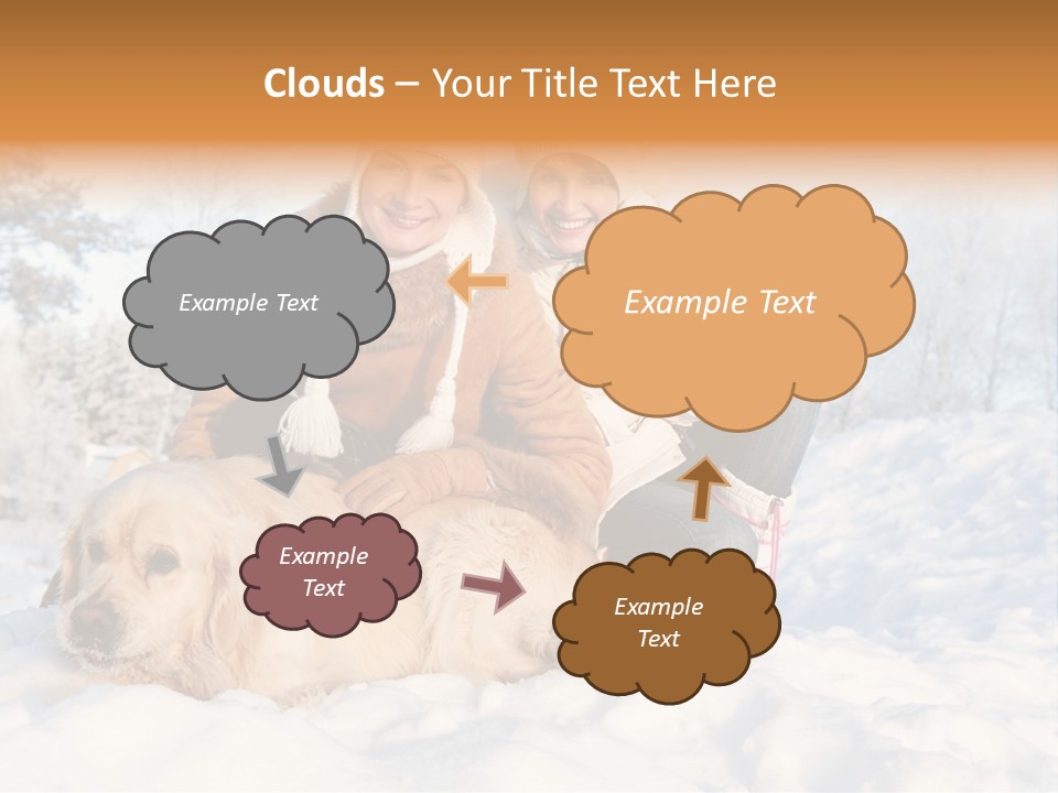 Sky Female Animal PowerPoint Template
