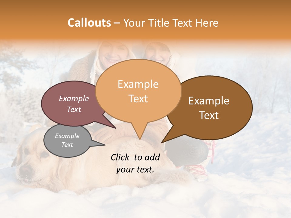 Sky Female Animal PowerPoint Template