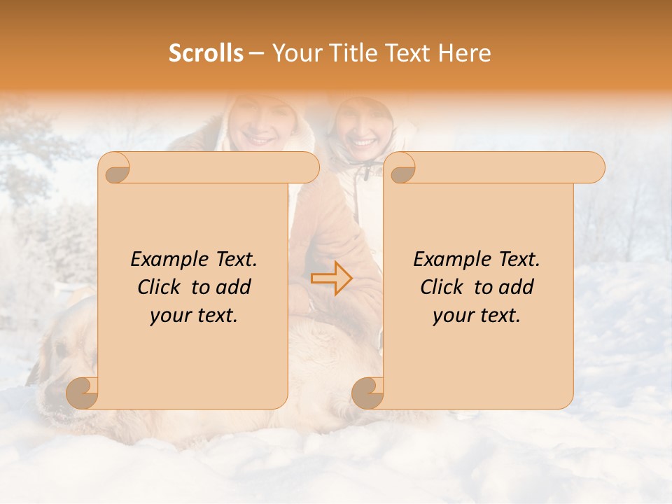 Sky Female Animal PowerPoint Template
