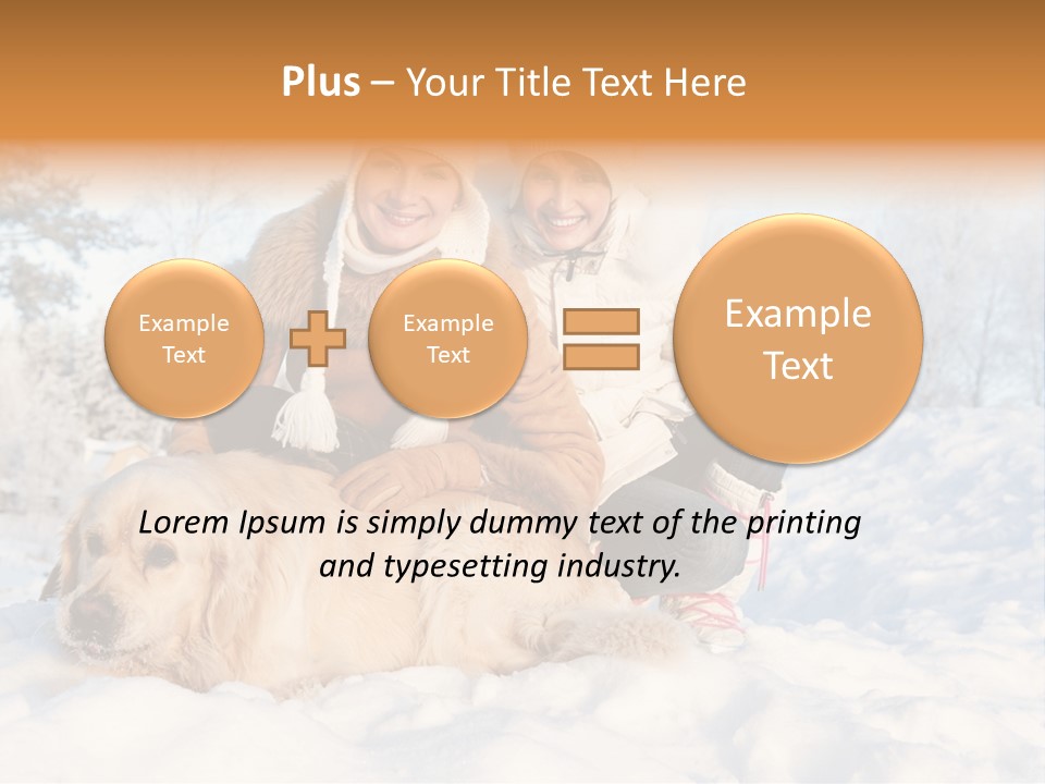 Sky Female Animal PowerPoint Template