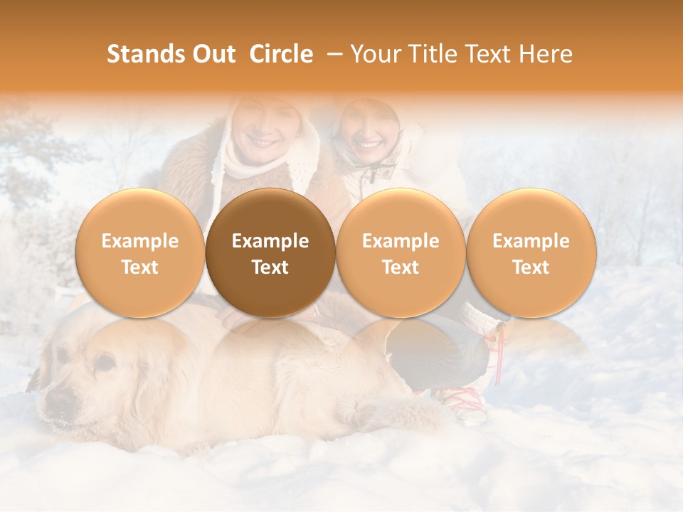 Sky Female Animal PowerPoint Template