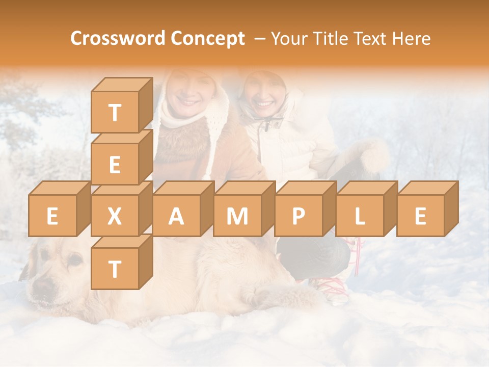 Sky Female Animal PowerPoint Template