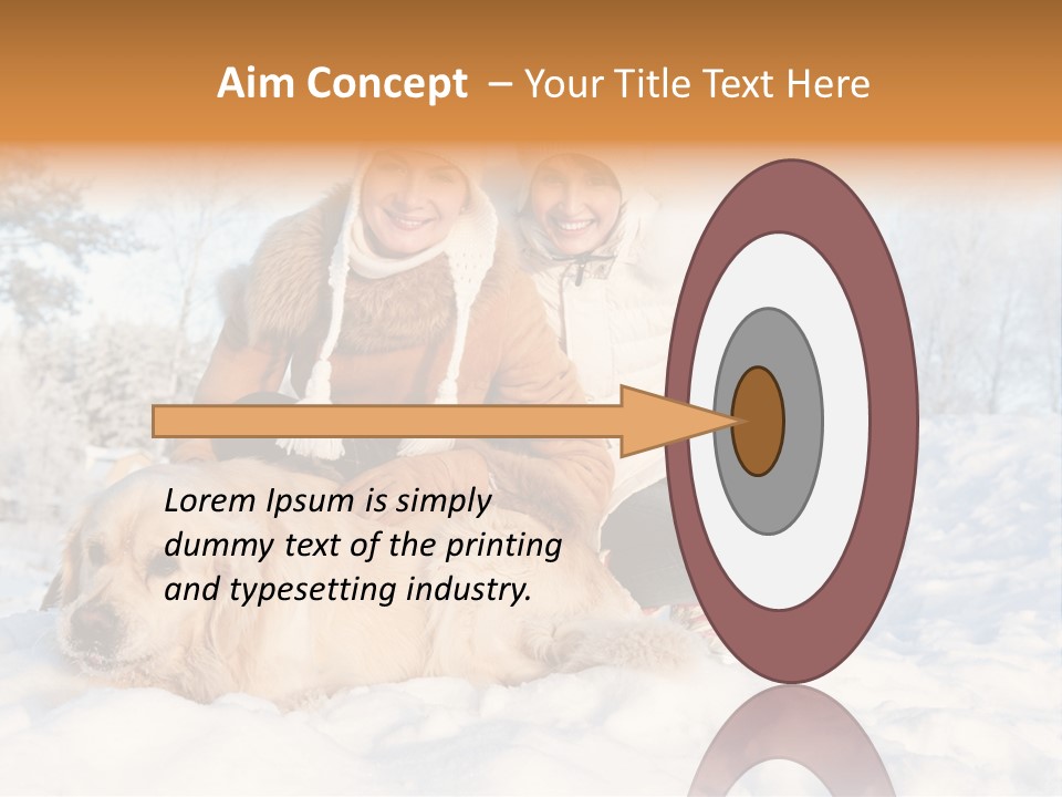 Sky Female Animal PowerPoint Template