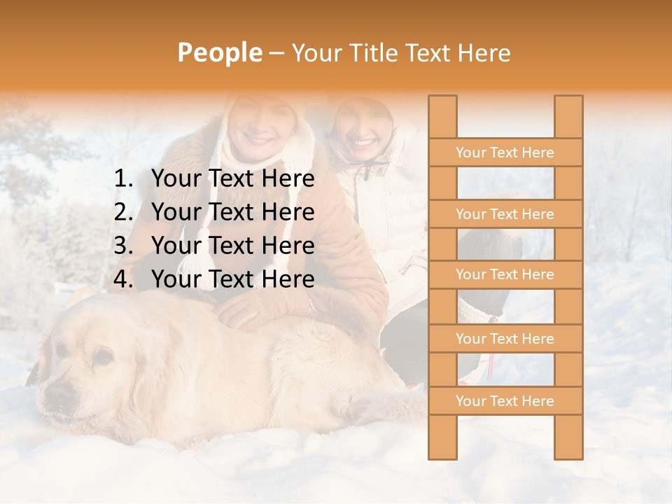 Sky Female Animal PowerPoint Template