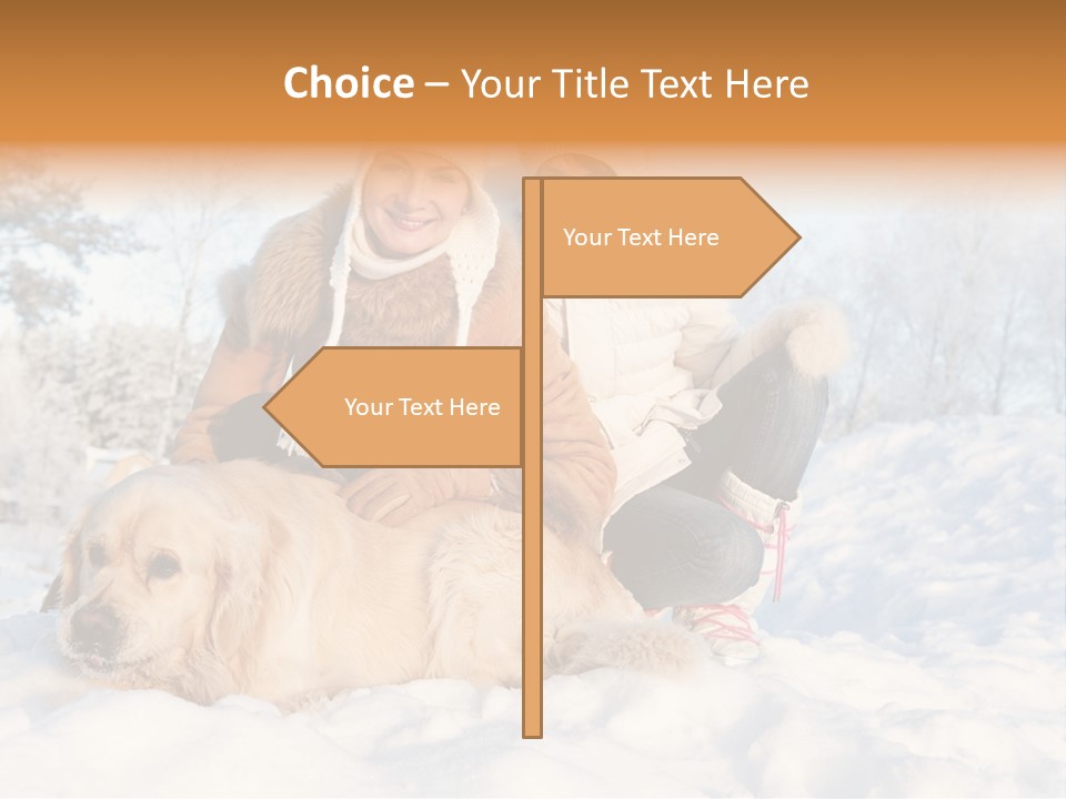 Sky Female Animal PowerPoint Template