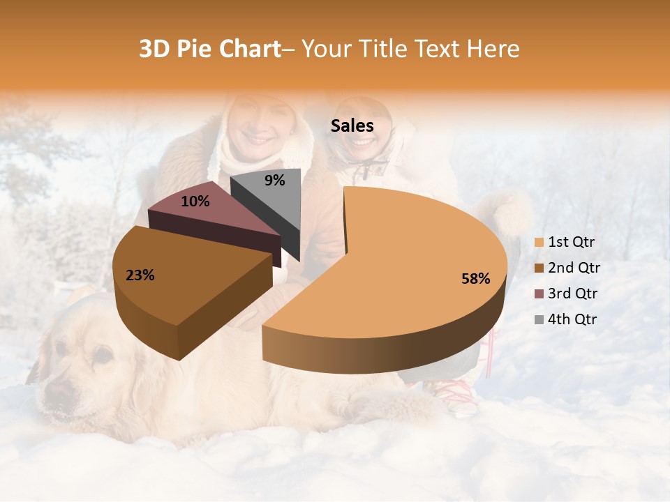 Sky Female Animal PowerPoint Template