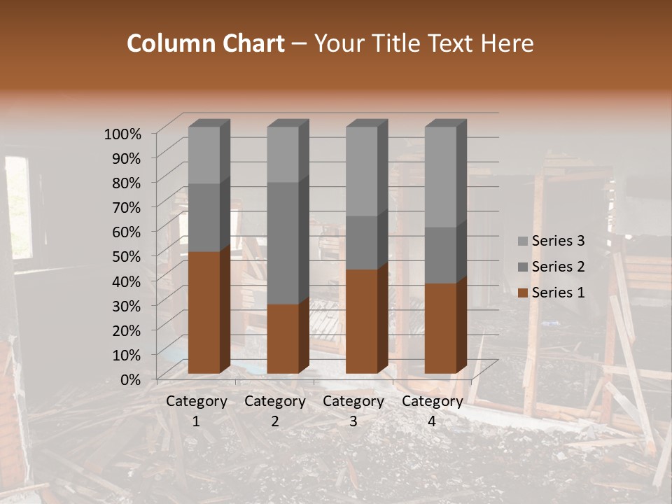 Left Charcoal Old PowerPoint Template