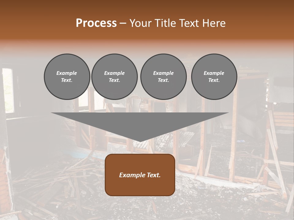 Left Charcoal Old PowerPoint Template