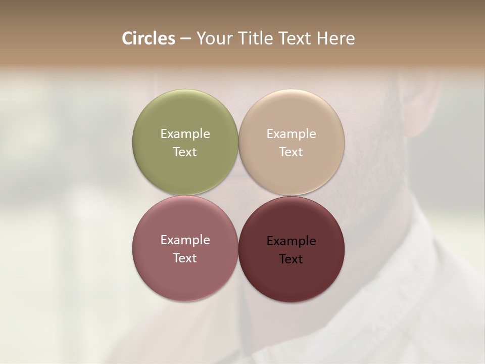 Years Man Green Eyes PowerPoint Template