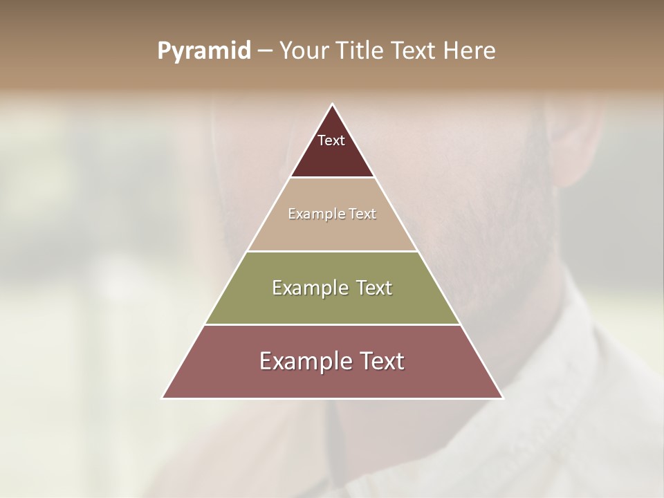 Years Man Green Eyes PowerPoint Template