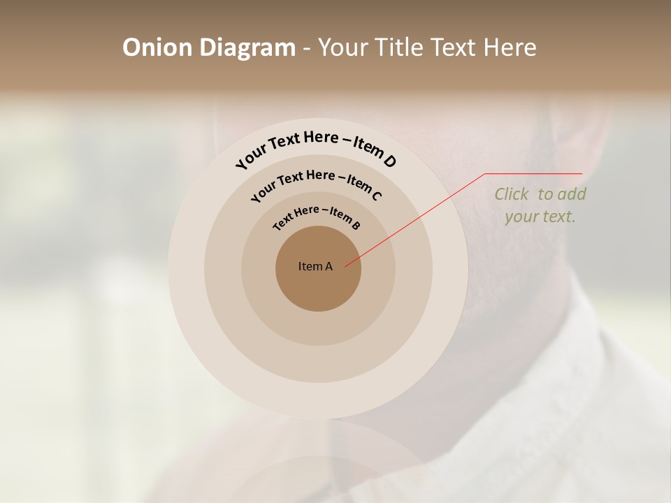 Years Man Green Eyes PowerPoint Template