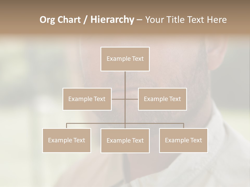 Years Man Green Eyes PowerPoint Template