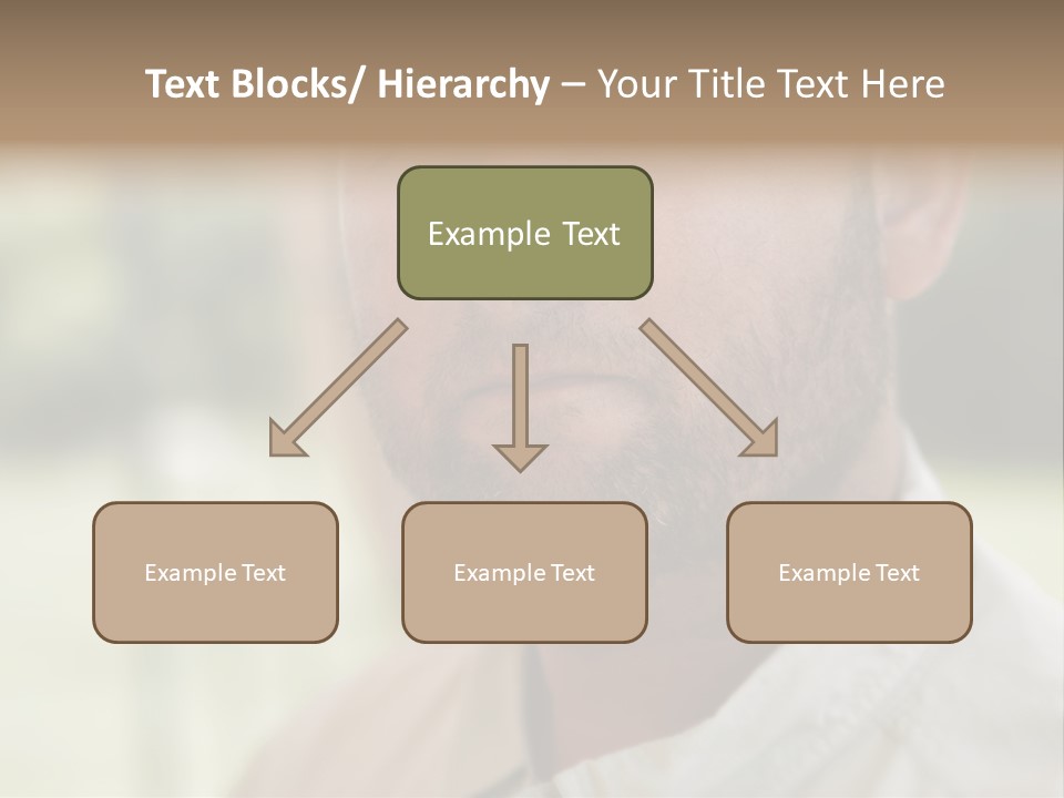 Years Man Green Eyes PowerPoint Template
