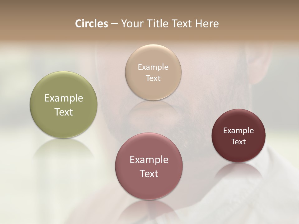 Years Man Green Eyes PowerPoint Template