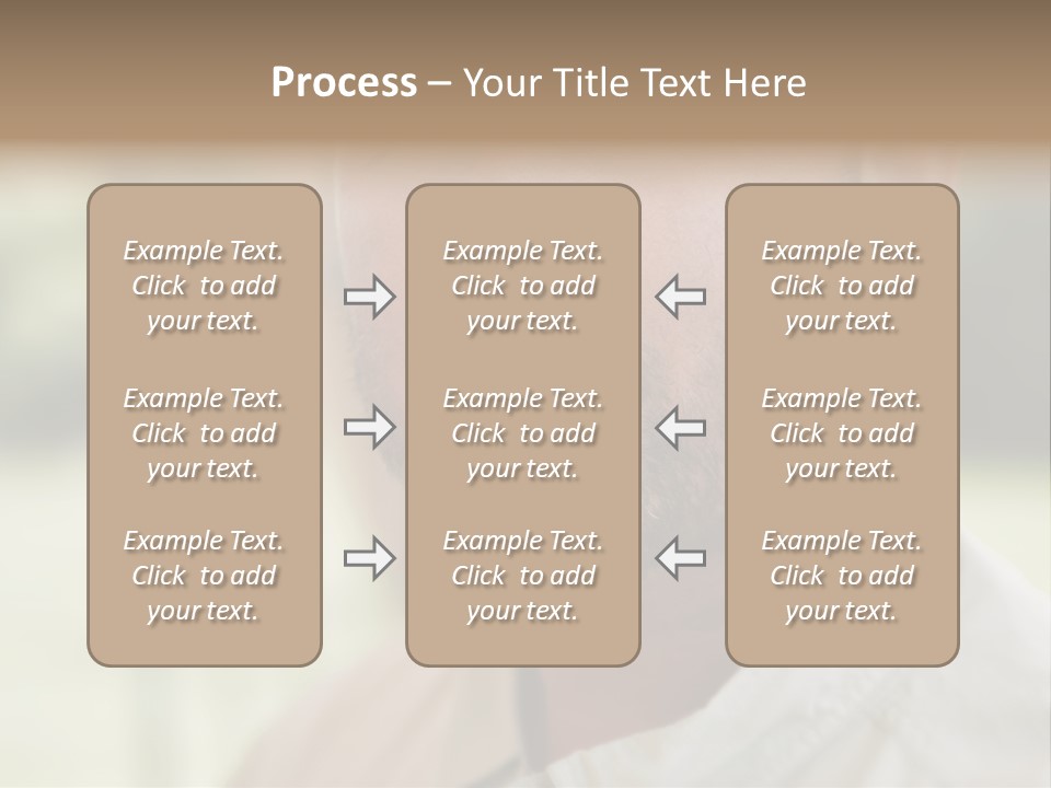 Years Man Green Eyes PowerPoint Template