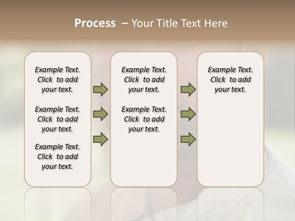 Years Man Green Eyes PowerPoint Template