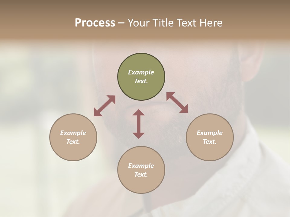 Years Man Green Eyes PowerPoint Template