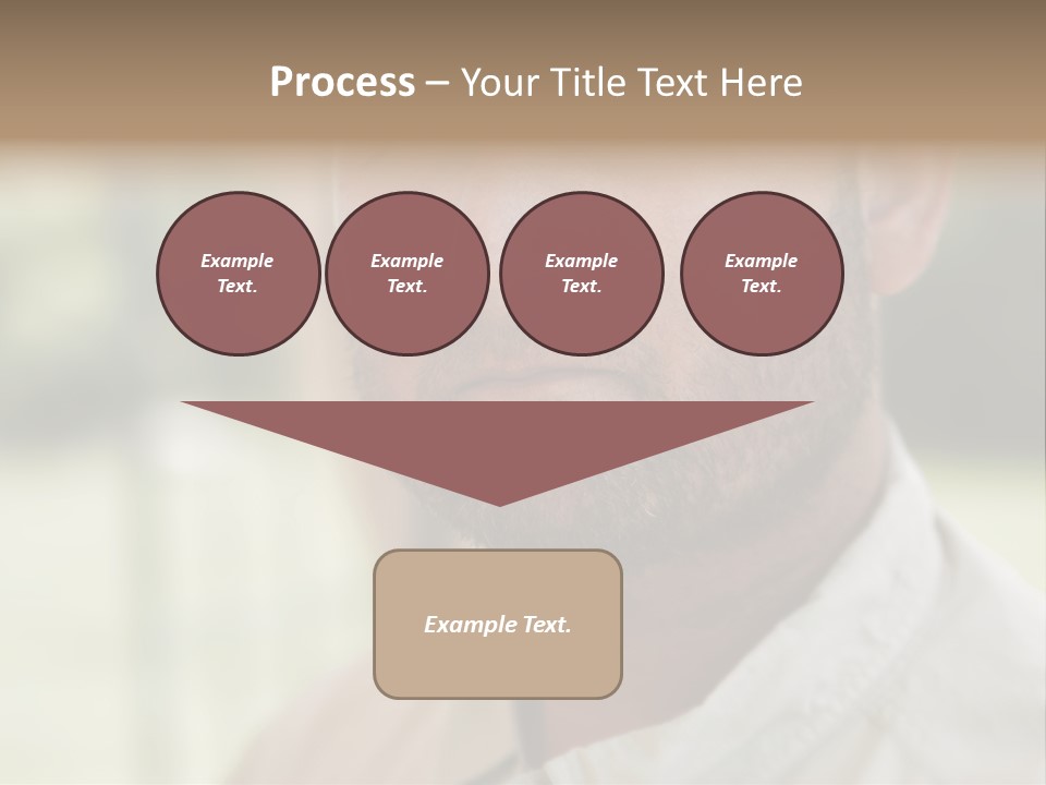 Years Man Green Eyes PowerPoint Template