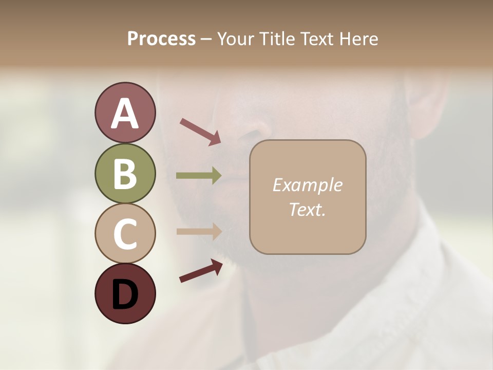 Years Man Green Eyes PowerPoint Template
