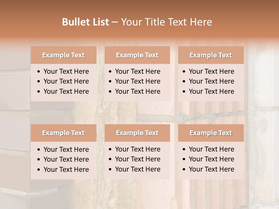 Facade Mineralwool Bricking PowerPoint Template