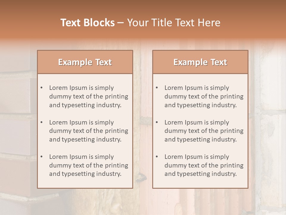 Facade Mineralwool Bricking PowerPoint Template