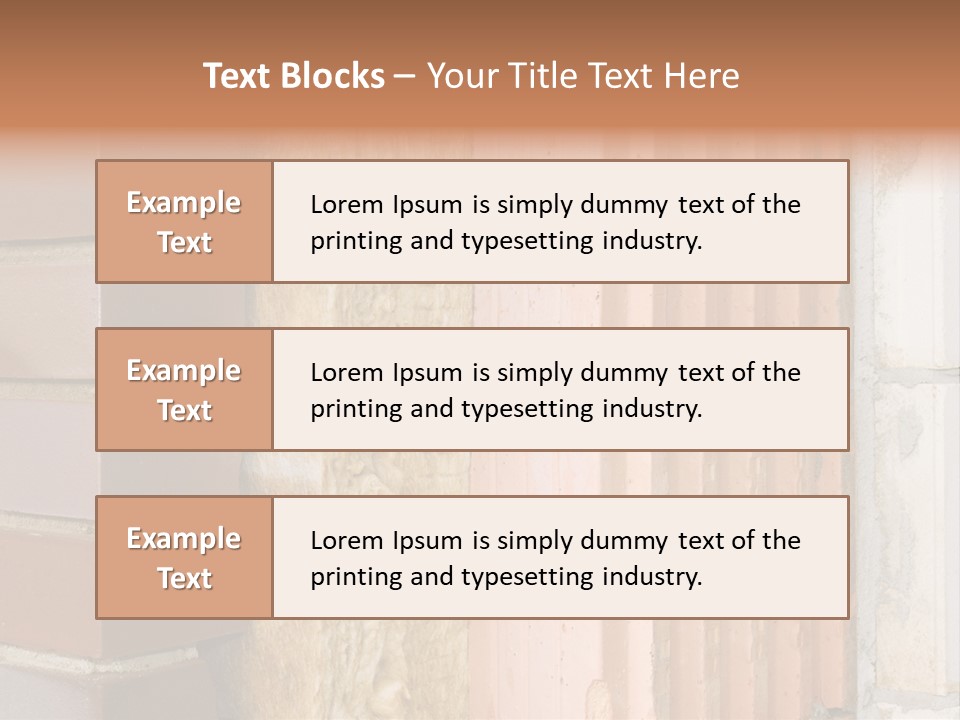 Facade Mineralwool Bricking PowerPoint Template