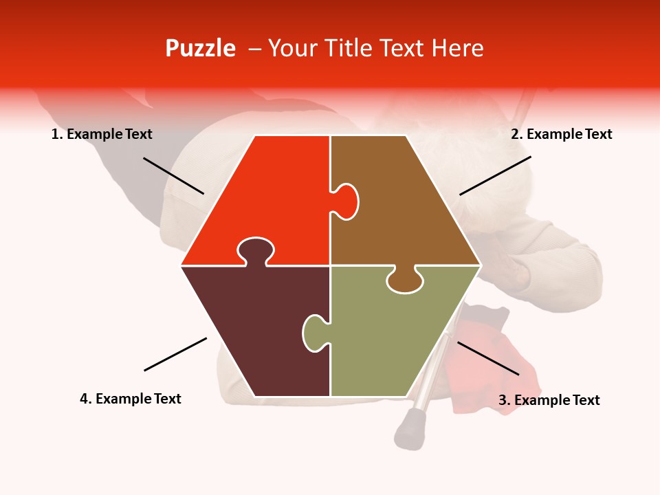 Alone Mobility Handicapped PowerPoint Template