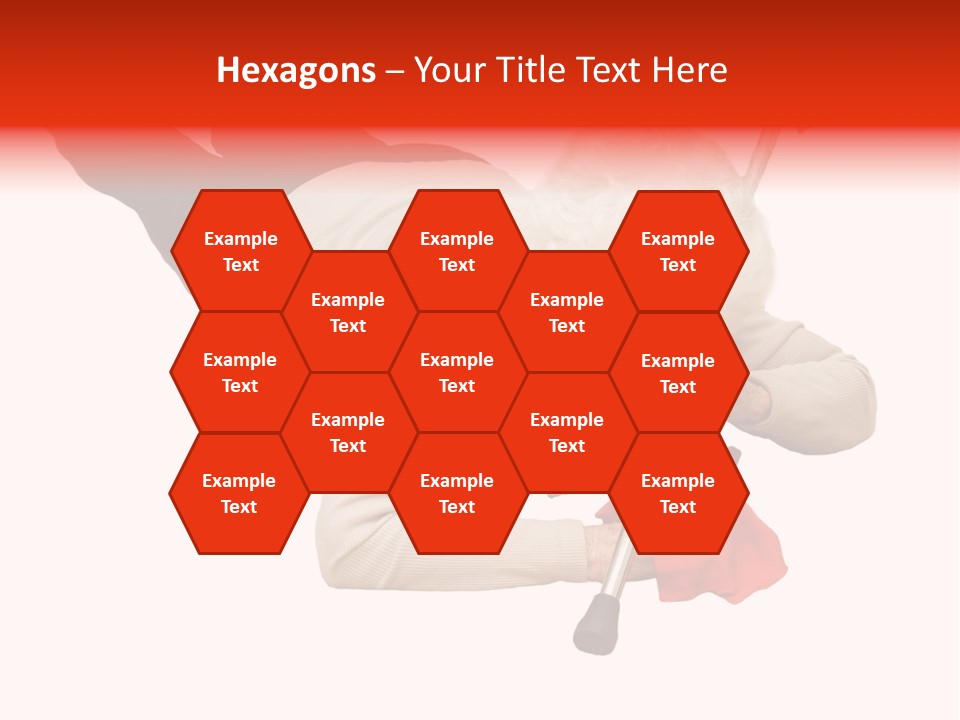 Alone Mobility Handicapped PowerPoint Template