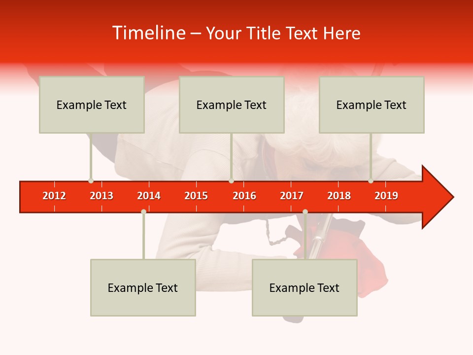 Alone Mobility Handicapped PowerPoint Template