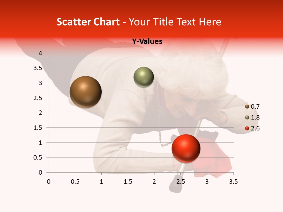 Alone Mobility Handicapped PowerPoint Template
