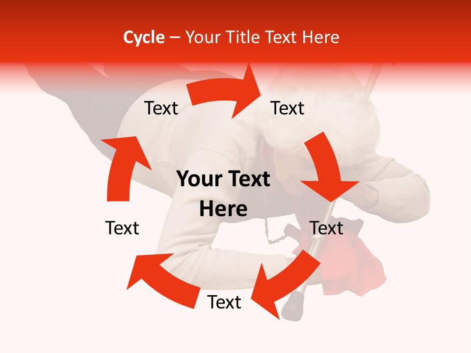 Alone Mobility Handicapped PowerPoint Template