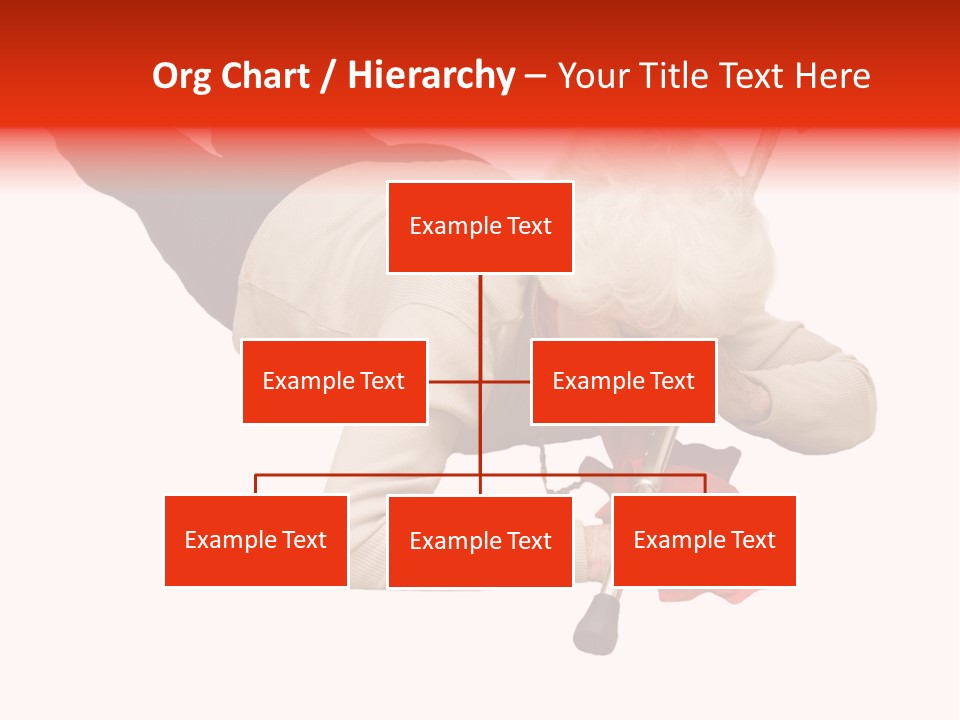 Alone Mobility Handicapped PowerPoint Template