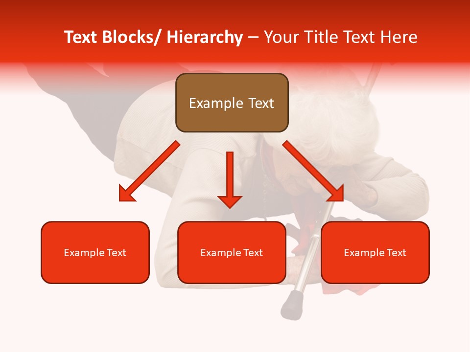 Alone Mobility Handicapped PowerPoint Template