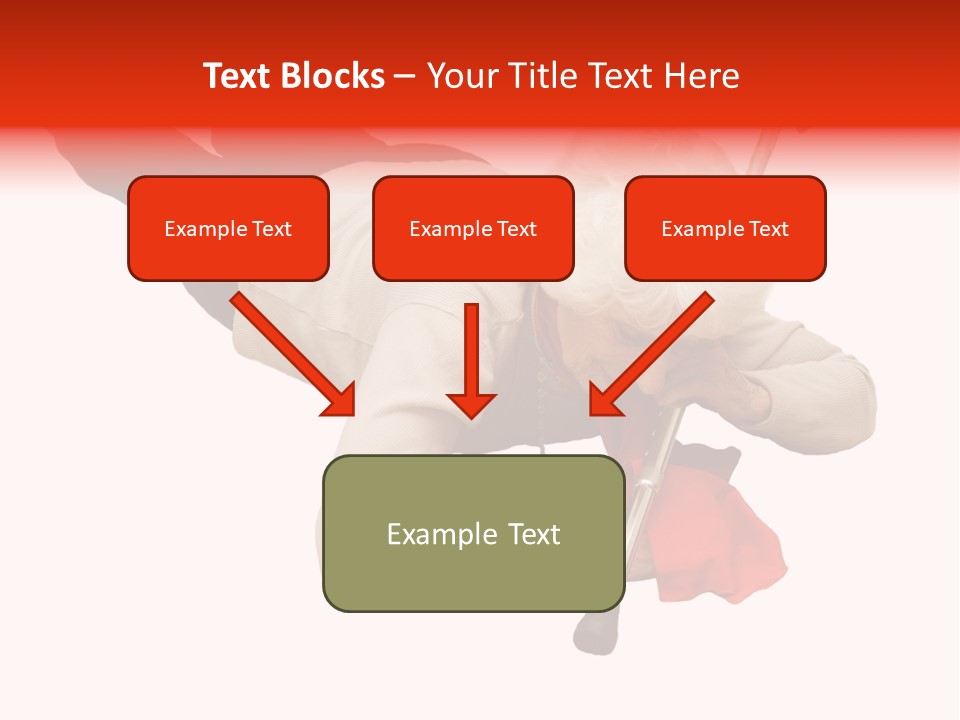 Alone Mobility Handicapped PowerPoint Template