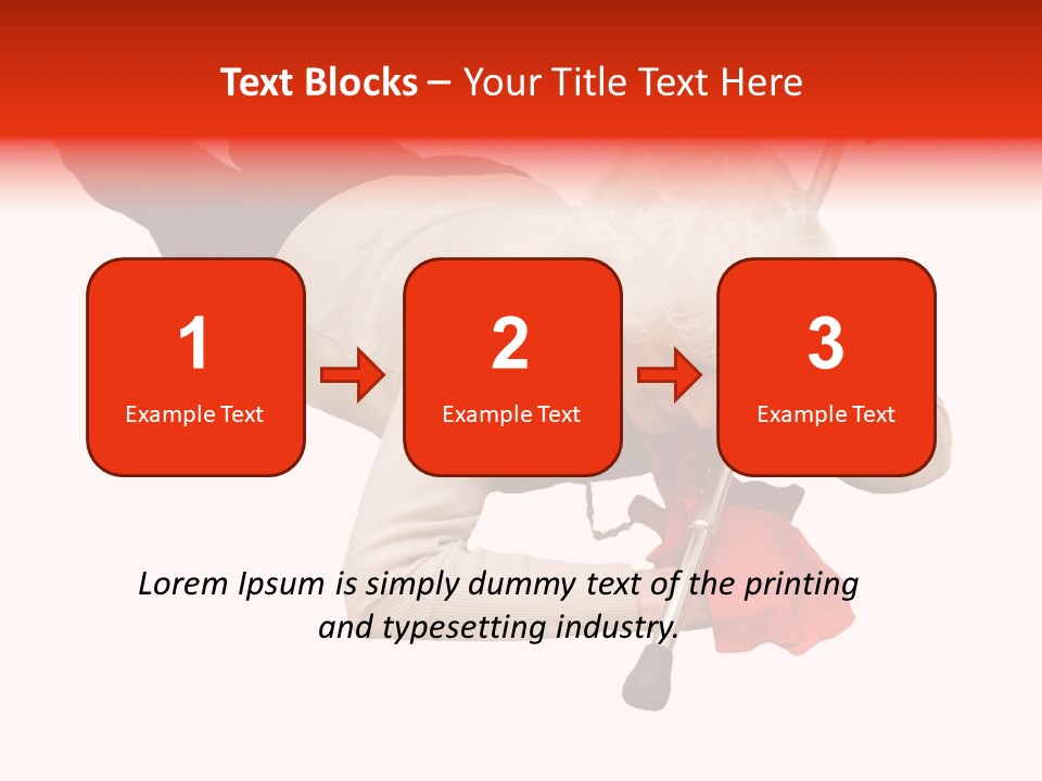 Alone Mobility Handicapped PowerPoint Template