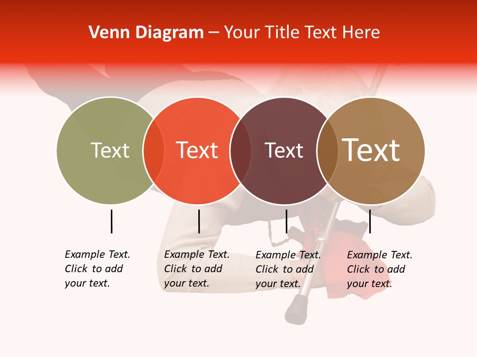 Alone Mobility Handicapped PowerPoint Template