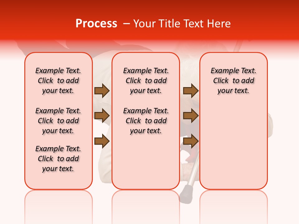Alone Mobility Handicapped PowerPoint Template
