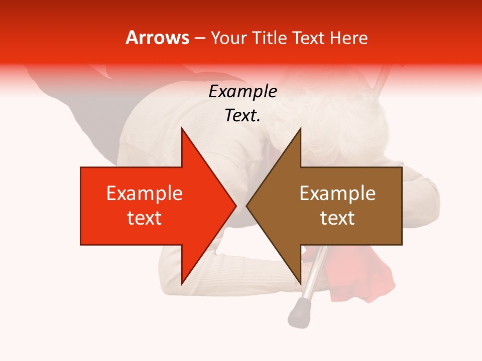 Alone Mobility Handicapped PowerPoint Template