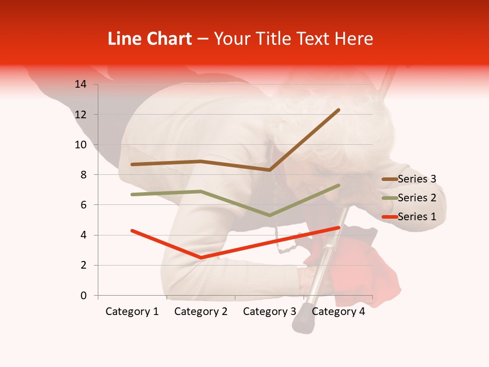 Alone Mobility Handicapped PowerPoint Template