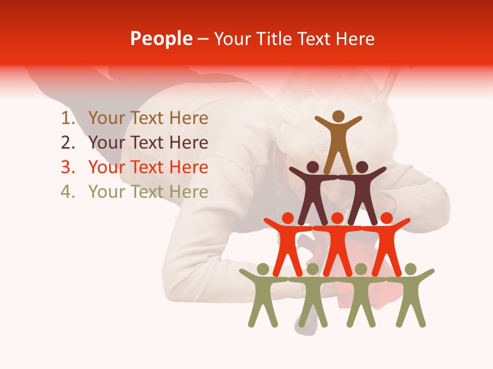 Alone Mobility Handicapped PowerPoint Template