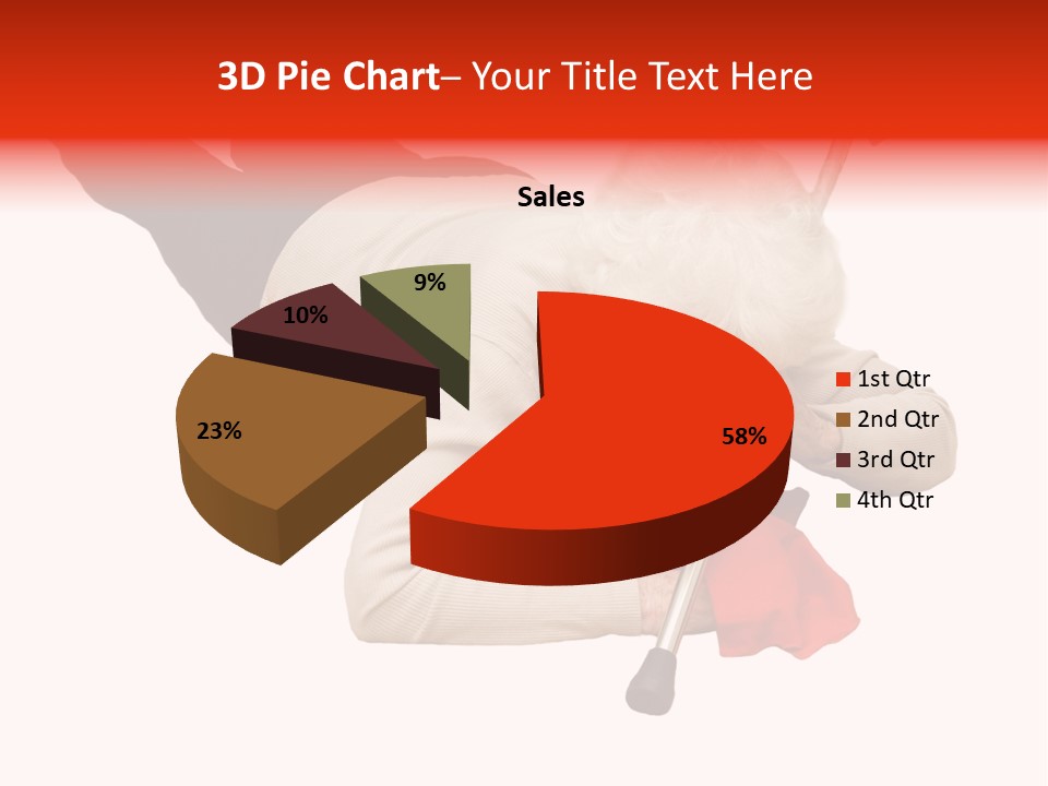 Alone Mobility Handicapped PowerPoint Template