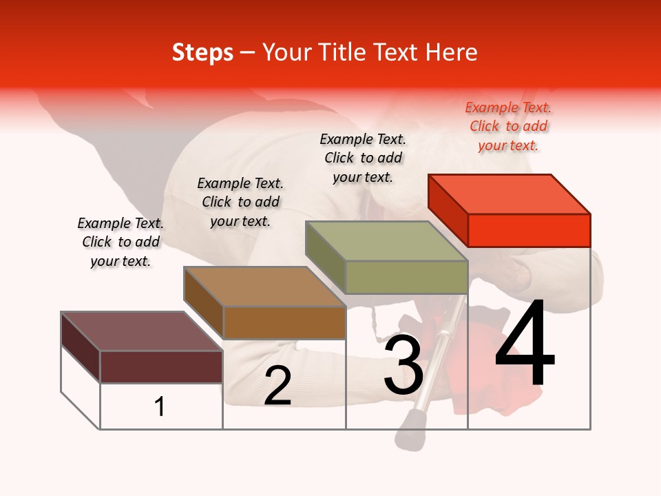Alone Mobility Handicapped PowerPoint Template