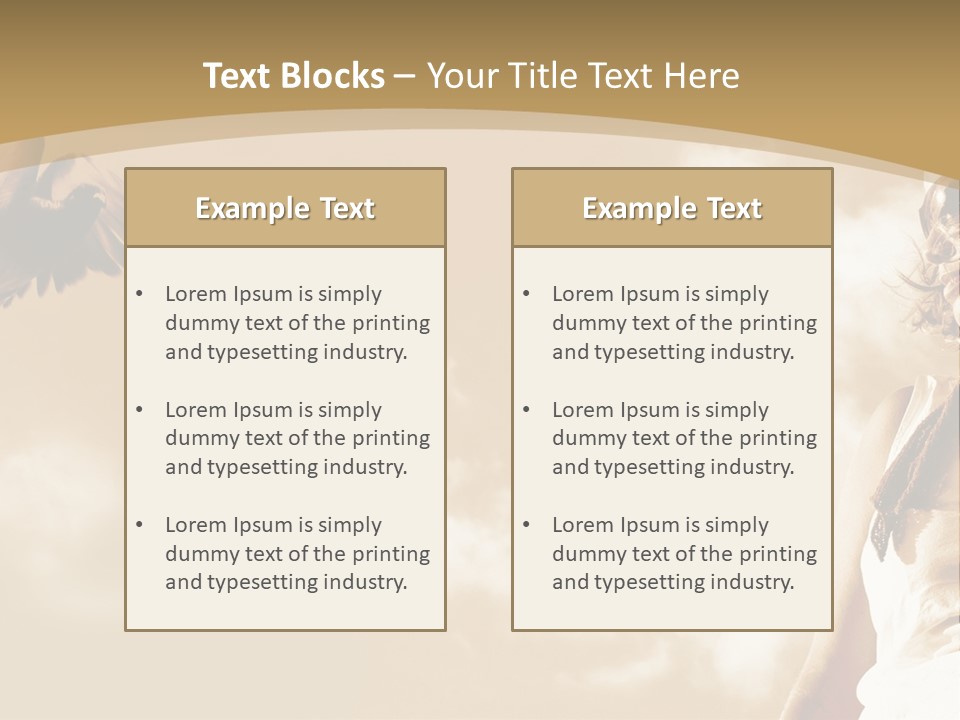 Club Coating Bead PowerPoint Template