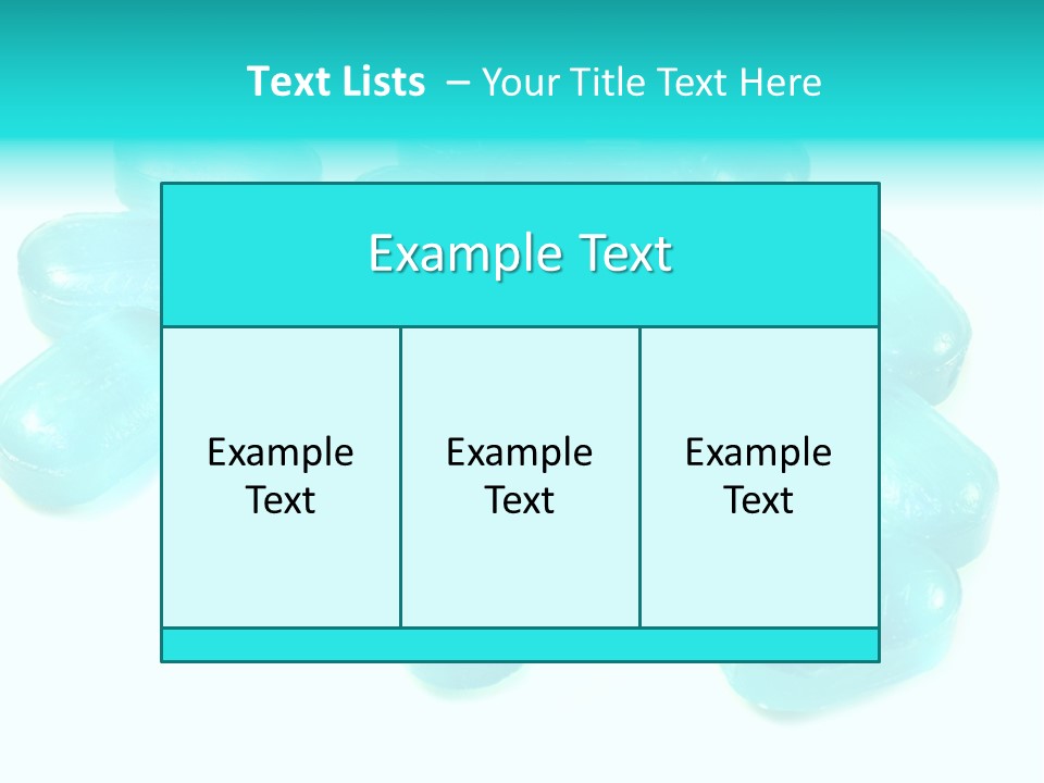 Cough Drop Care PowerPoint Template