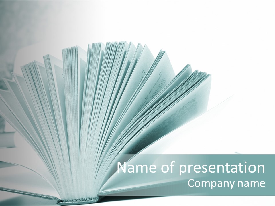 Textbook Teaching Archive PowerPoint Template