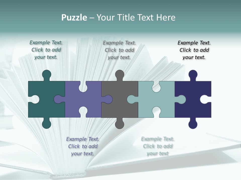 Textbook Teaching Archive PowerPoint Template